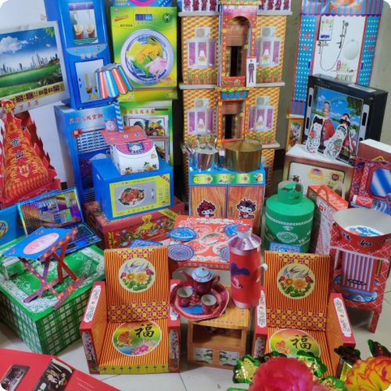 3成交9件雄县厂家批发殡葬用品纸活花圈大全 聚宝