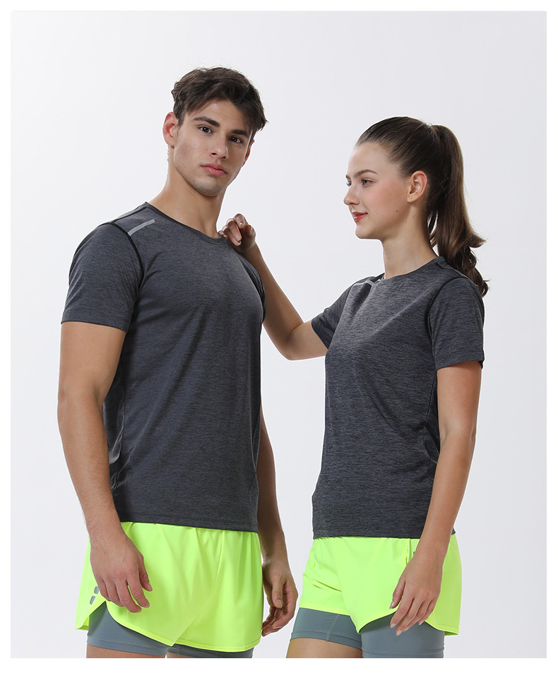 速干衣t恤短袖男宽松运动跑步紧身衣服篮球训练上衣马拉松团体服