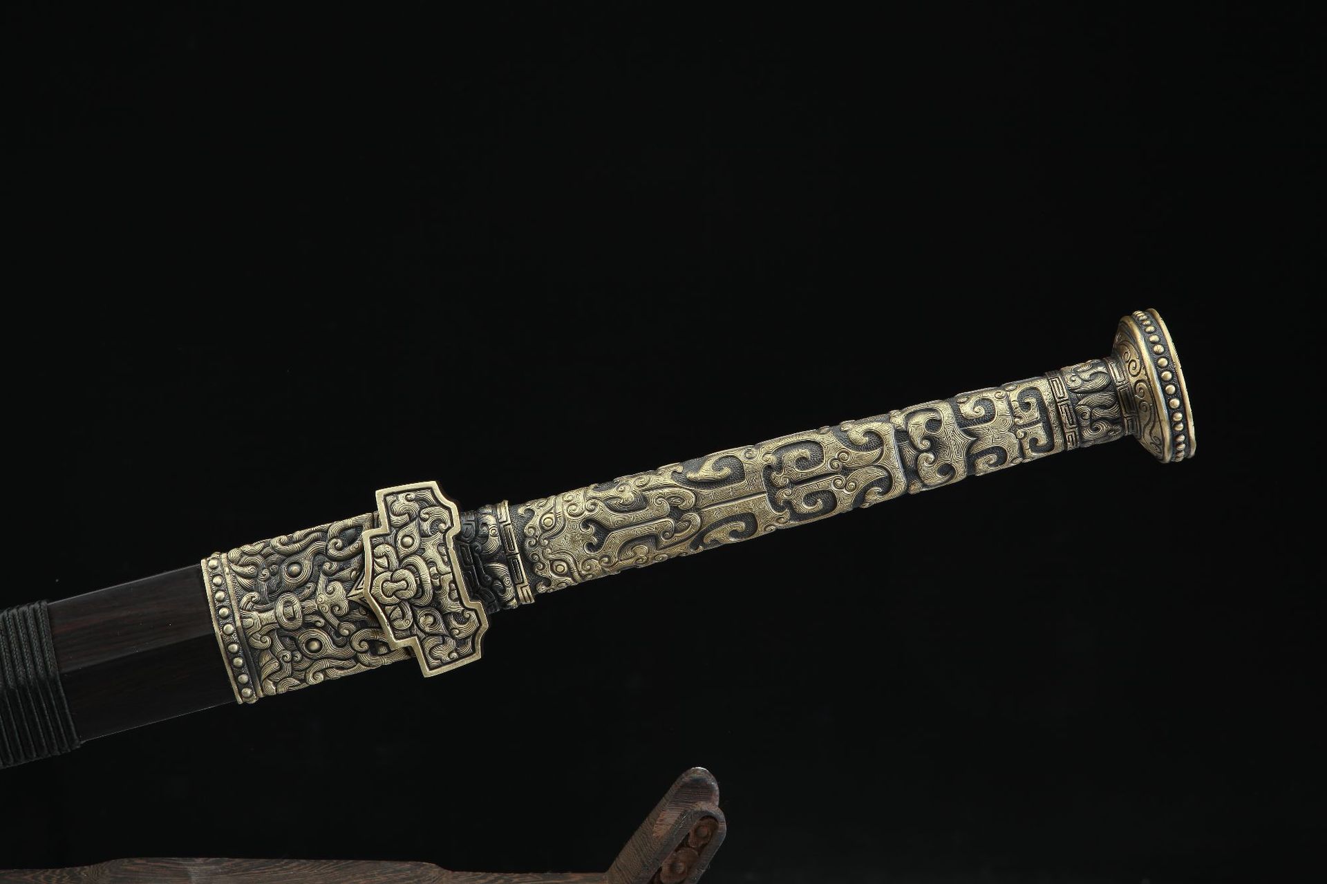 龙泉市刀剑花纹钢八面汉剑影视冷兵器春秋汉剑硬剑宝剑收藏未开刃