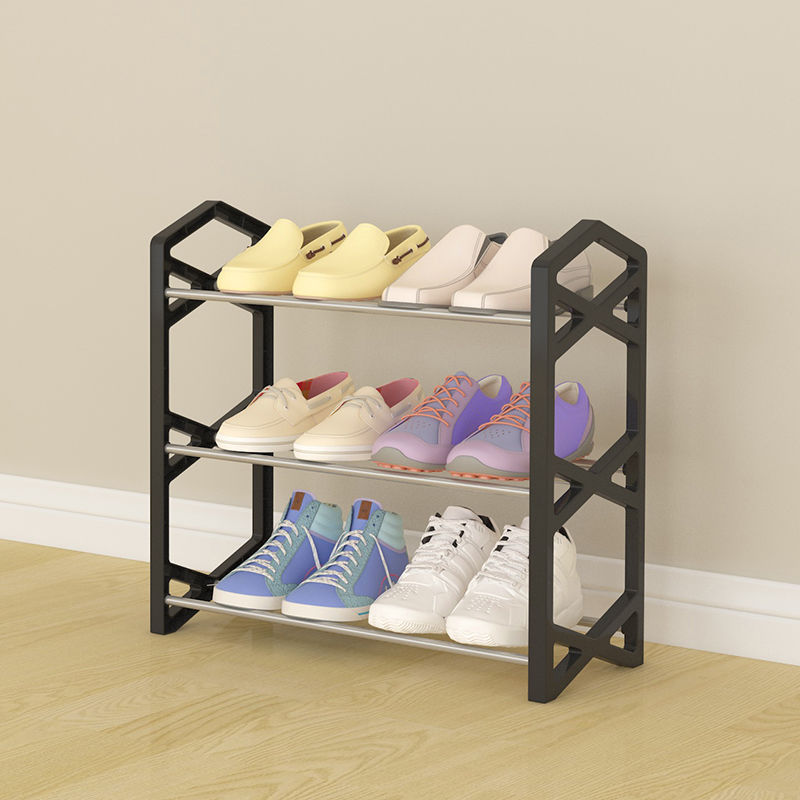 拖鞋置物架易实用方便防尘鞋架多层约家用型鞋架宿舍门口架独立站