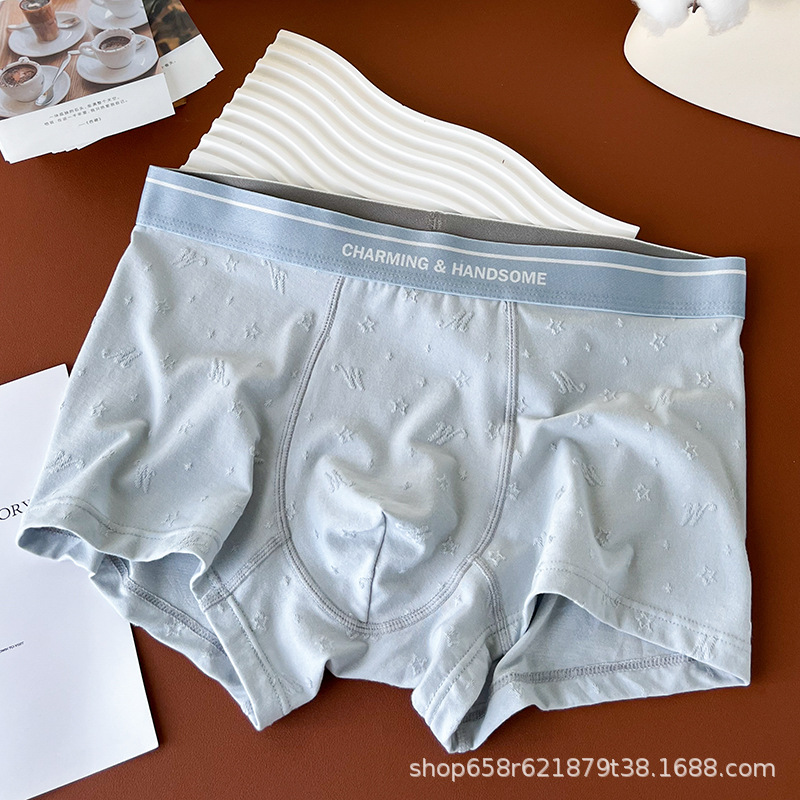 Youth Trendy Men's Shorts Modal Underwear Men's Cotton Boxers Breathable Boxer Briefs Men's Underwear