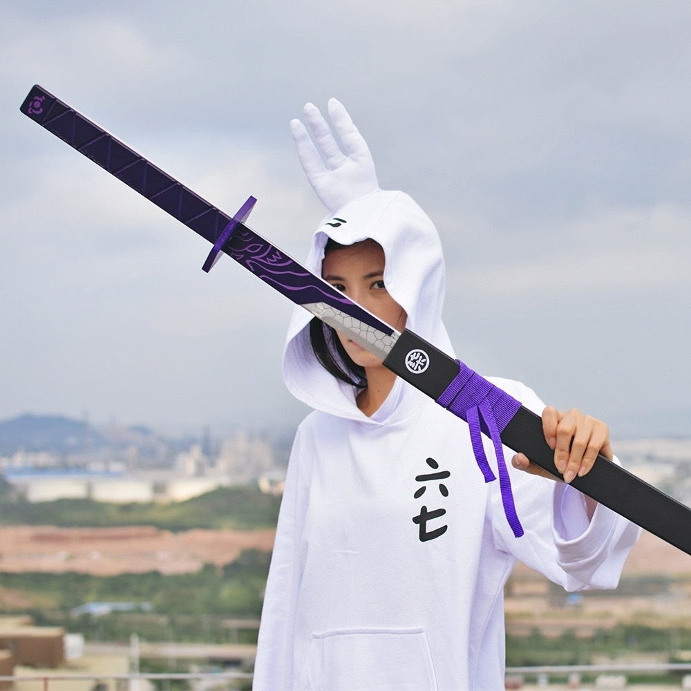 魔刀千刃一米模型仞木质刺客567小男孩玩具金属觉醒版大号cos道具