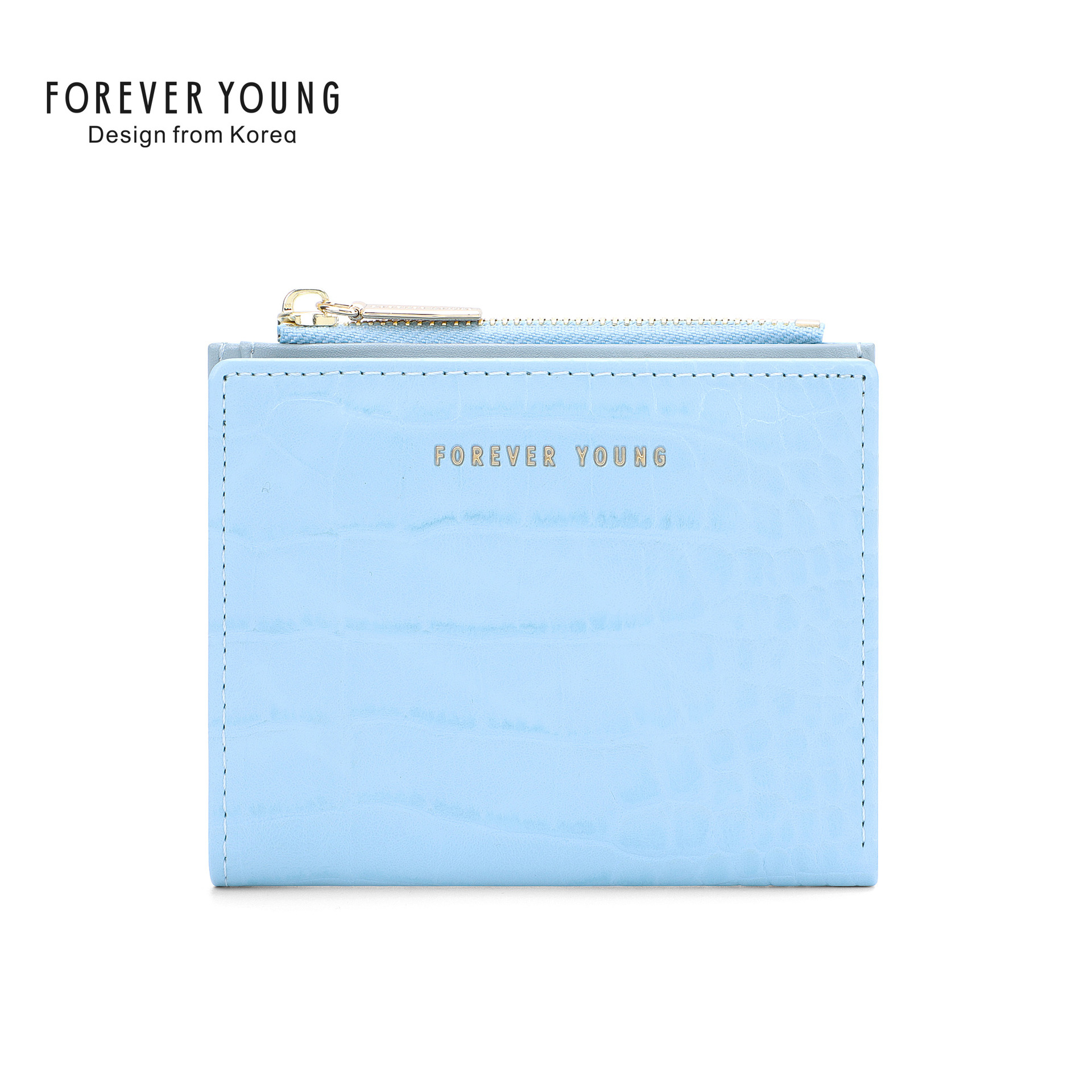 Forever Young Bag Wallet Women's Short Coin Purse Niche Women Bag Wholesale Simple Ultra-Thin Card Holder