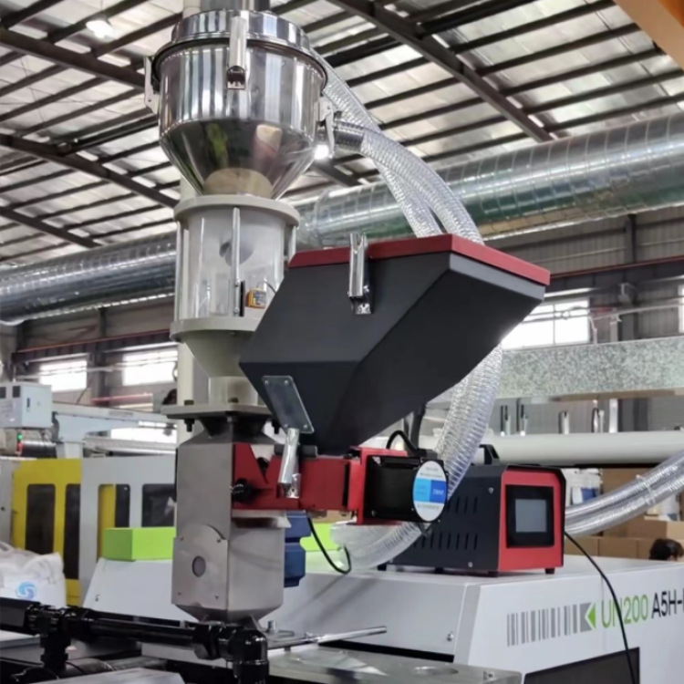 色母机计量式吹膜机注塑机挤出机周边设备高密度带搅拌器首单直降