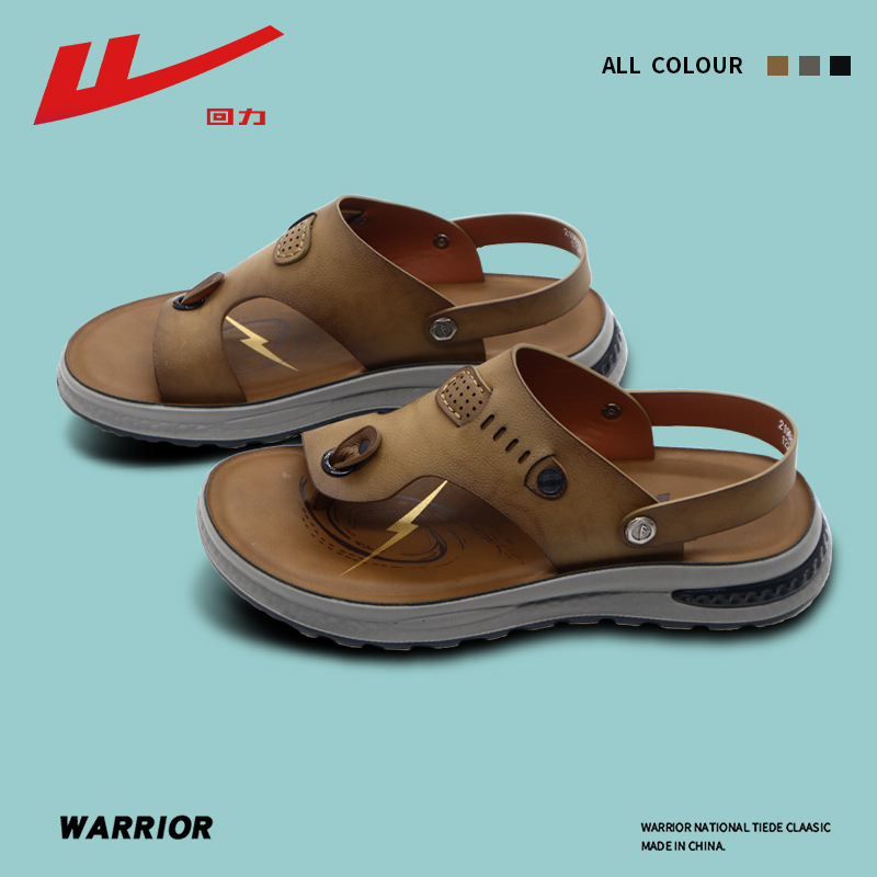 回力凉鞋男夏季新款露趾青年沙滩鞋沙滩凉拖鞋防滑男凉鞋21968c38