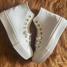 清仓匡威女子款低帮白色百搭耐磨帆布休闲运动板鞋a02306c