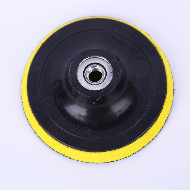 Factory Supply Self-Adhesive Polishing Clay Plate Flocking Sandpaper Clay Plate Wholesale Thickened Suction Cup Angle Grinder Grinding Plate