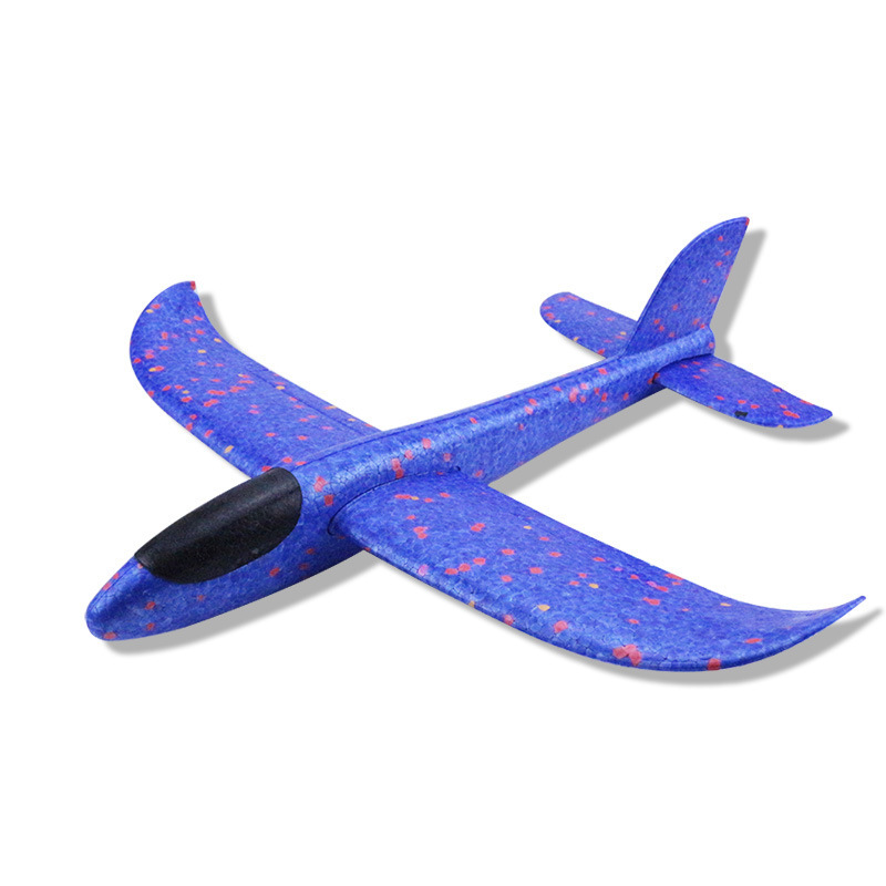 Large Hand Throw Plane EPP Bubble Wholesale Foam Cyclotron Children's Model Airplane Stall Night Market Luminous Toys