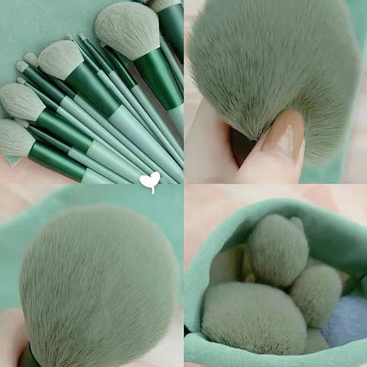 New Makeup Brush Beauty Soft Hair Fiber Brush Beginner Eye Shadow Brush Face Powder Concealer Brush Suit Tool