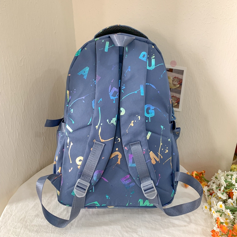Schoolbag Girls Primary School Students Junior High School Students College Students' Backpack New Cute Multi-Layer Backpack