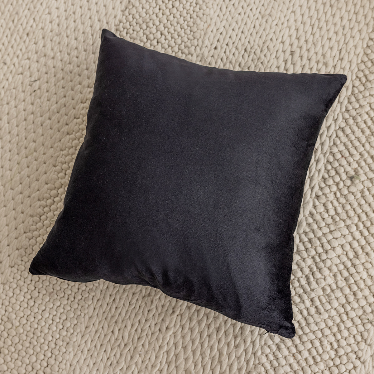 Black Embroidery Pillow Cover Wholesale Ins Style Nordic Living Room Sofa Nap Bed Pillow High Sense Back Cushion