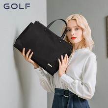 GOLF轻便女士笔记本电脑包休闲商务手提包大容量14英寸单肩斜挎包