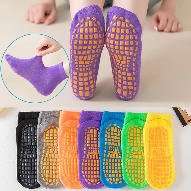 Factory Wholesale Non-Slip Socks Children's Playground Socks Baby Early Education Room Socks Making Logo Adult Yoga Socks