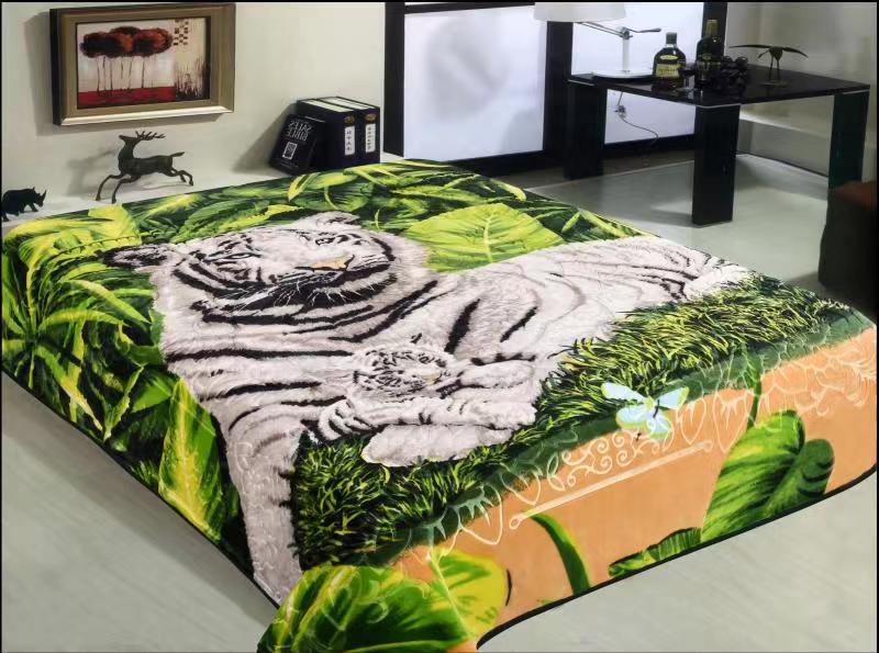 Factory Direct Sales New Single-Layer Double-Layer Animal Blanket Laschel Blanket Export Middle East Foreign Trade Wholesale Blanket