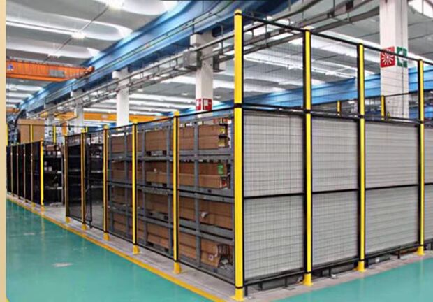 无缝车间隔离网仓库工厂隔断网设备区域围栏网机器围挡护栏网定制