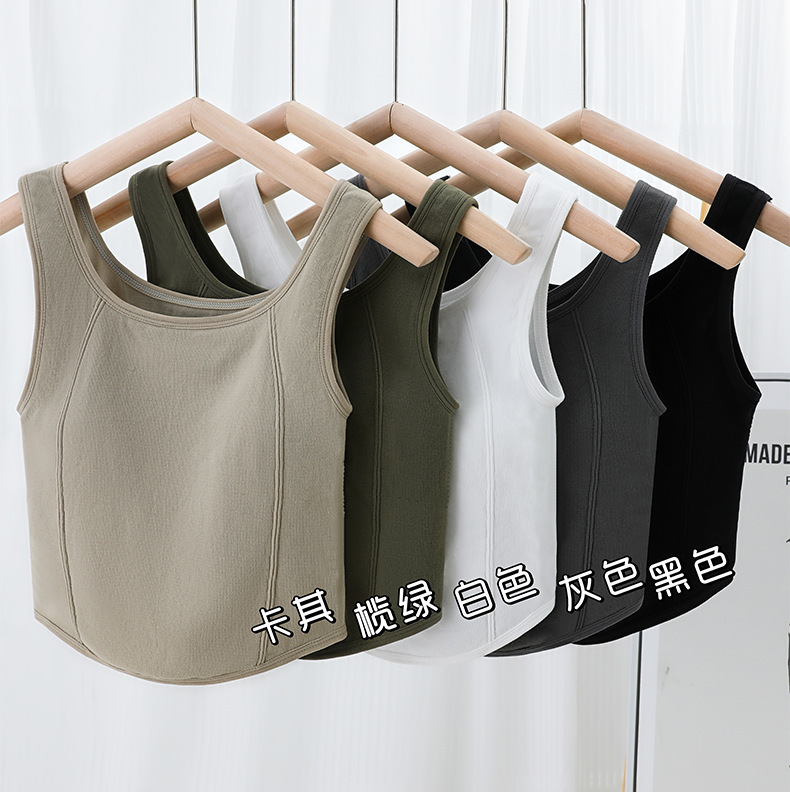 seamless chest-wrapped beauty back tube top padded breathable cosy girl anti-emptied tank-top one-piece underwear women‘s outer wear