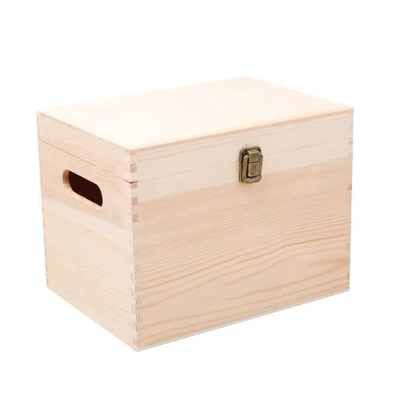 创意木质白酒包装盒可手提多瓶装白酒收纳盒翻盖式白酒木箱礼品盒