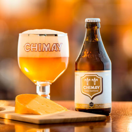 智美白帽啤酒 chimay 比利时 精酿小麦啤酒330ml瓶装啤酒24瓶