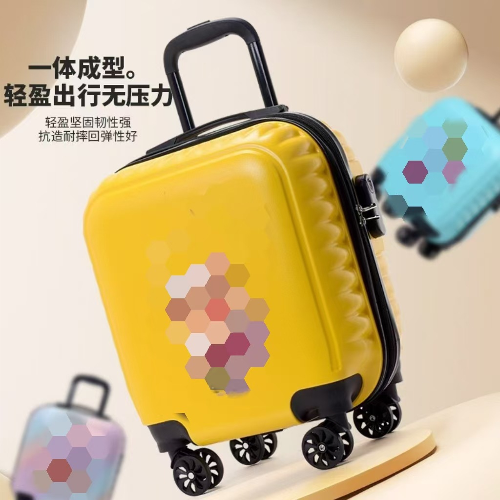 儿童行李箱18寸普通密码锁儿童拉杆箱幼儿园可印logo万向轮登机箱
