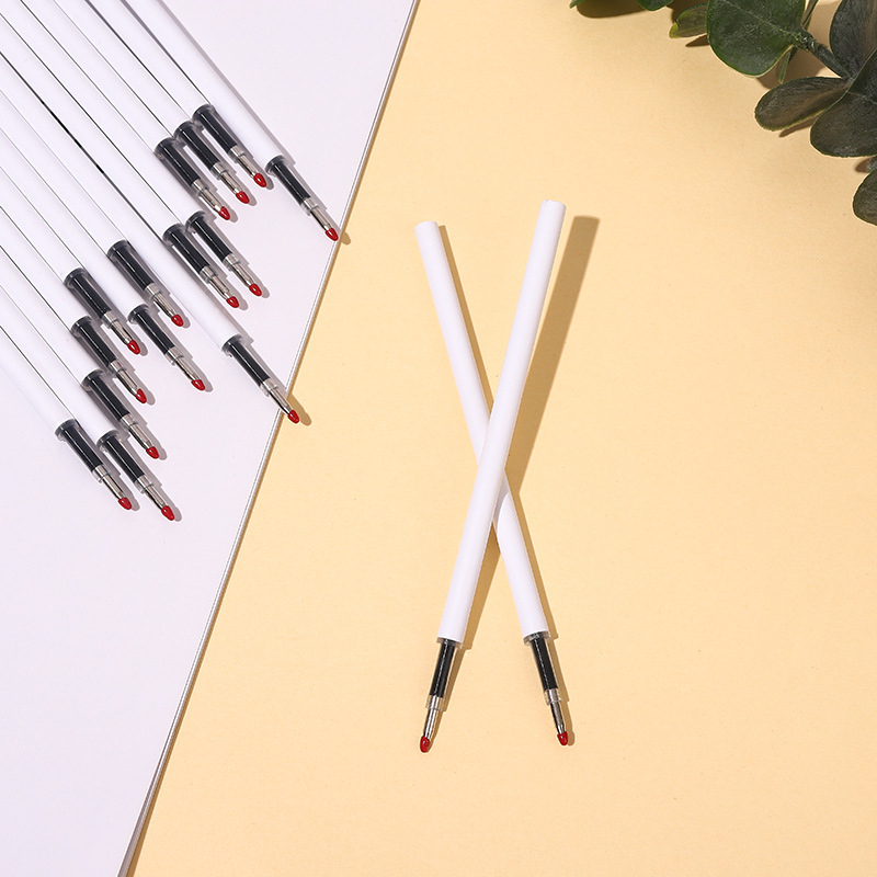 k35按动中性笔笔芯子弹头大容量笔替芯签字办公文具学习用品批发