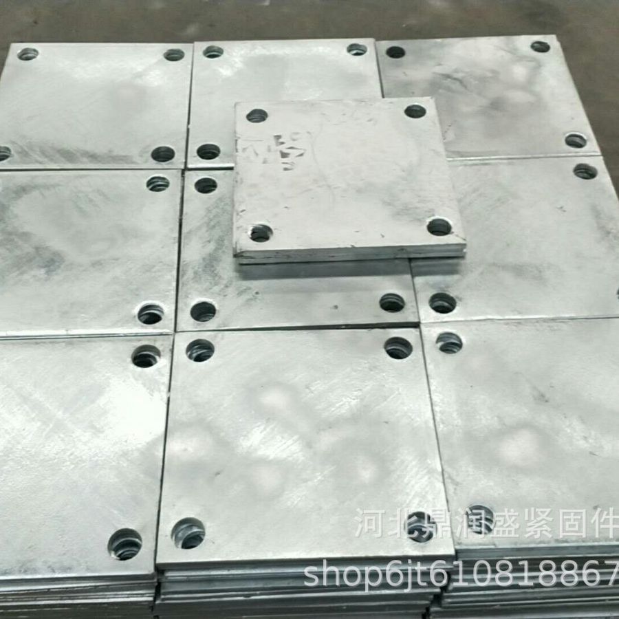 预埋钢板 大型数控割板 法兰盘 预埋地脚 焊接件 圆钢板 法兰盘