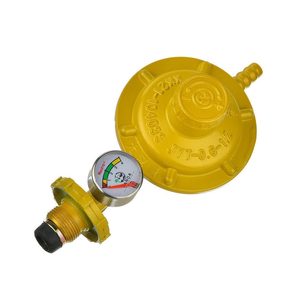 批发液化气燃气灶带表低压阀家用煤气灶调压器灶具减压阀配件