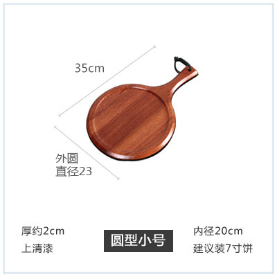 Wood Pallet Western Food Steak Cutting Tray Creative Pizza Plate Dessert Wooden Plate Bread Board Sushi Wooden Tray Swing Racket Plate