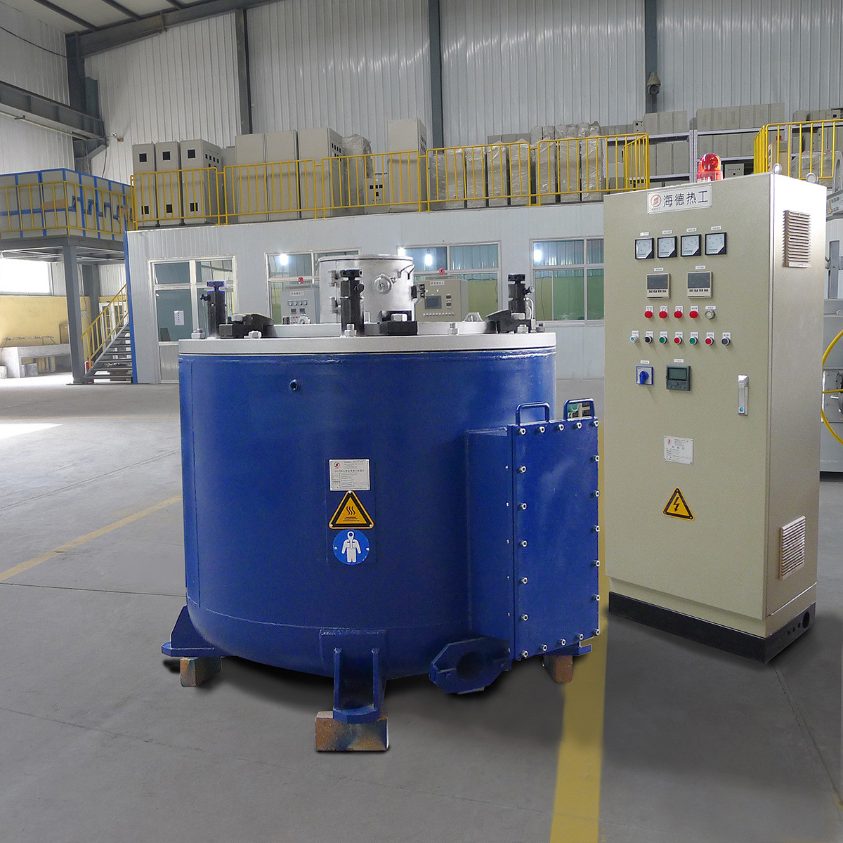 300kg-3000kg电热熔化保温坩埚炉