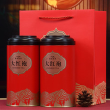 大红袍新茶浓香型岩茶高山肉桂乌龙茶叶罐装礼盒装250g一件代发