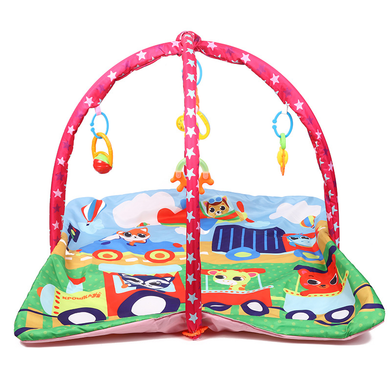 Baby Multi-Functional Gymnastic Rack Children‘s Music Game Blanket Baby Toys Newborn Crawling Mat