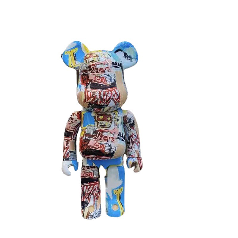 bearbrick1000%梦露 巴斯奎特6代梵高向日葵暴力熊积木熊公仔手办