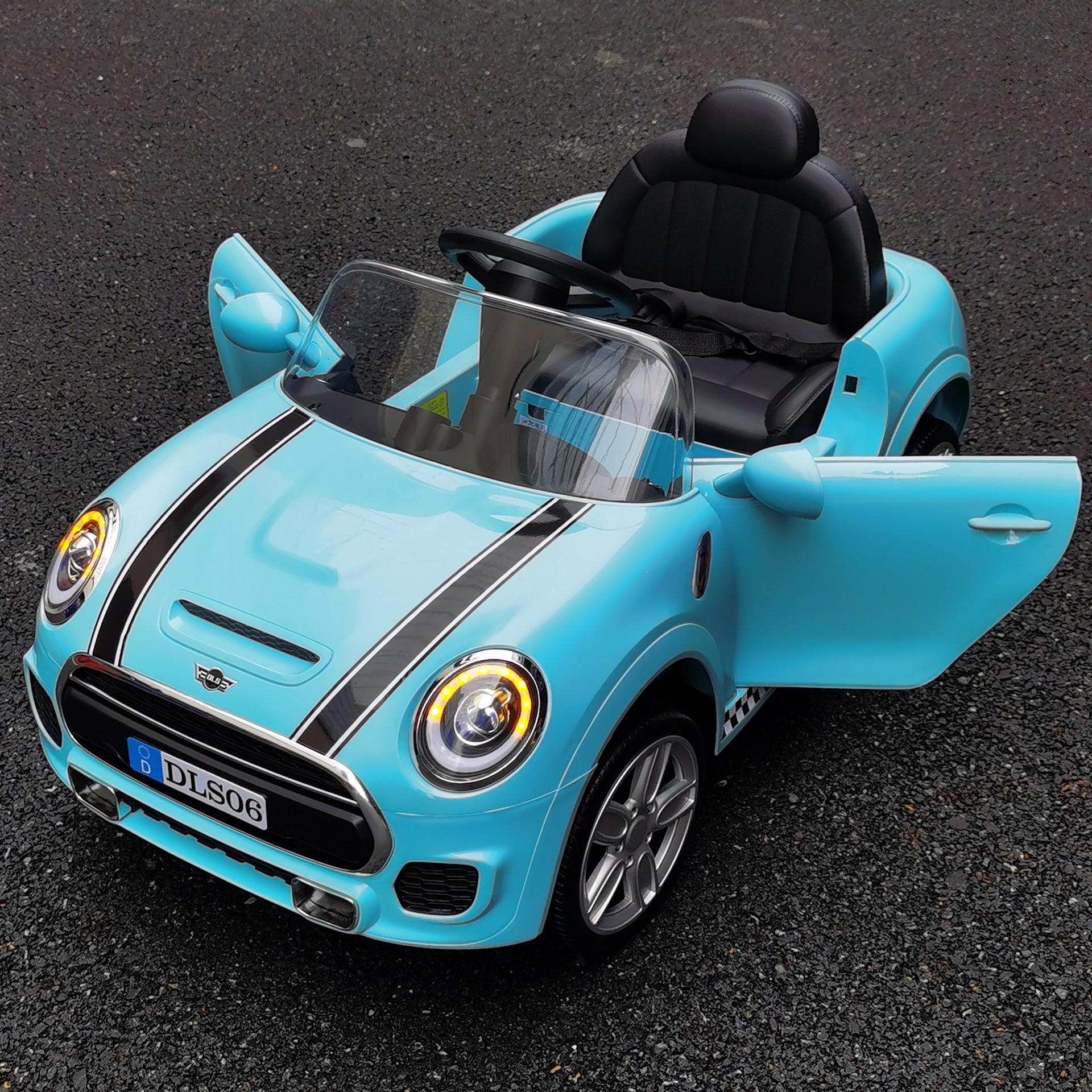 儿童汽车电动车宝马四轮可坐双人宝宝遥控汽车玩具车男女mini童车