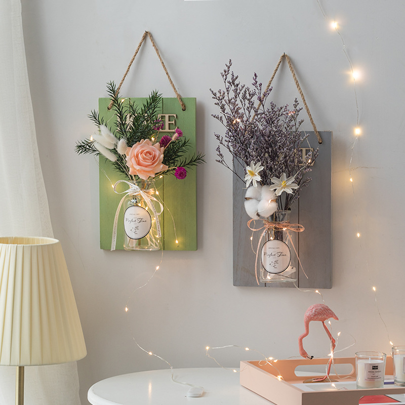 客厅墙面挂墙装饰墙上创意房间卧室餐厅ins布置挂饰墙壁挂花挂件