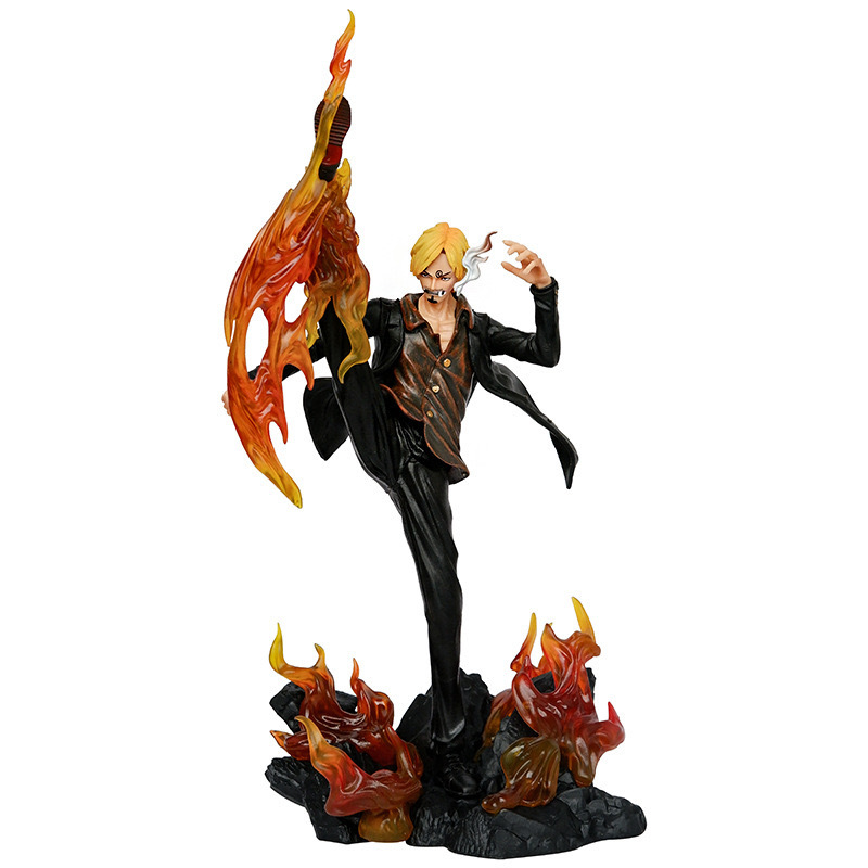 海贼王 wf山治 草帽团 恶魔风脚三主力 gk 动漫手办 盒装模型摆件