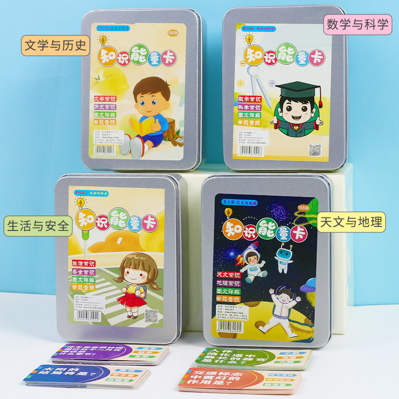Children's Knowledge Energy Card Ask Me Everything Card Primary School Students' Common Sense Cognitive Fun Parent-Child Interaction Card