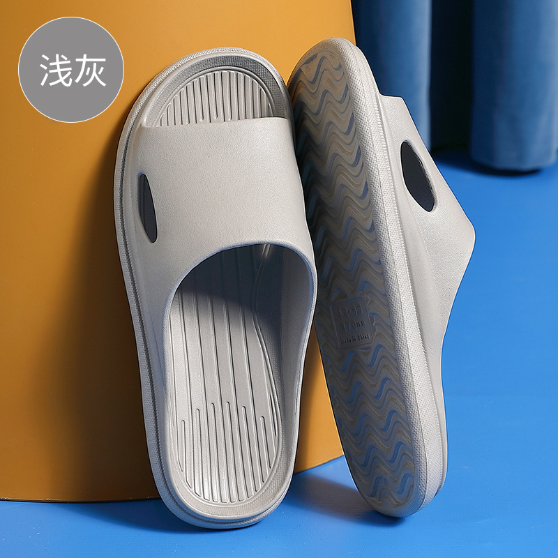 Eva Slip-on Slippers for Women Summer Outdoor Wear Home Bathroom Deodorant and Non-Slip Indoor Couples Sandals Wholesale Free Shipping