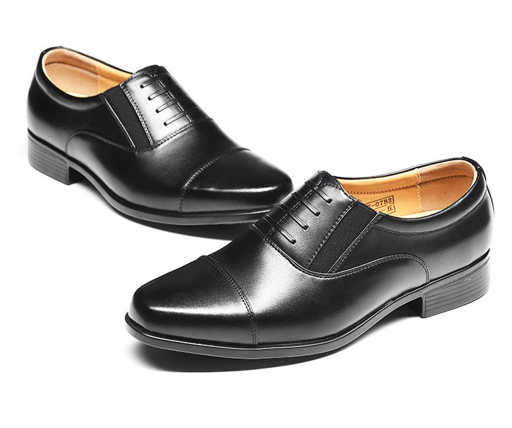 消防员干部皮鞋常服正品男鞋春秋冬季透气三接头男商务正装