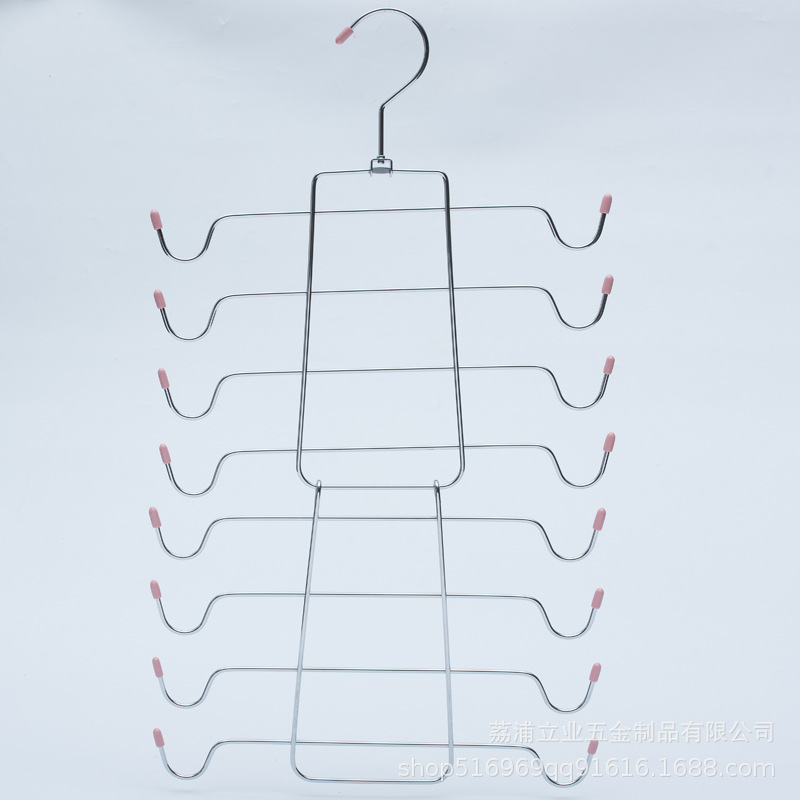 Hanger Storage Rack Underwear Hanger Clothes Hanger Multi-Layer Hanger Space Saving Clothes Rack Foldable Factory Direct Supply