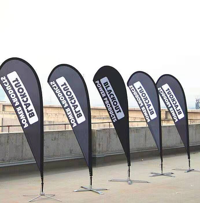 注水旗杆广告道旗帜刀旗彩旗旗子3米5米7米户外伸缩底座