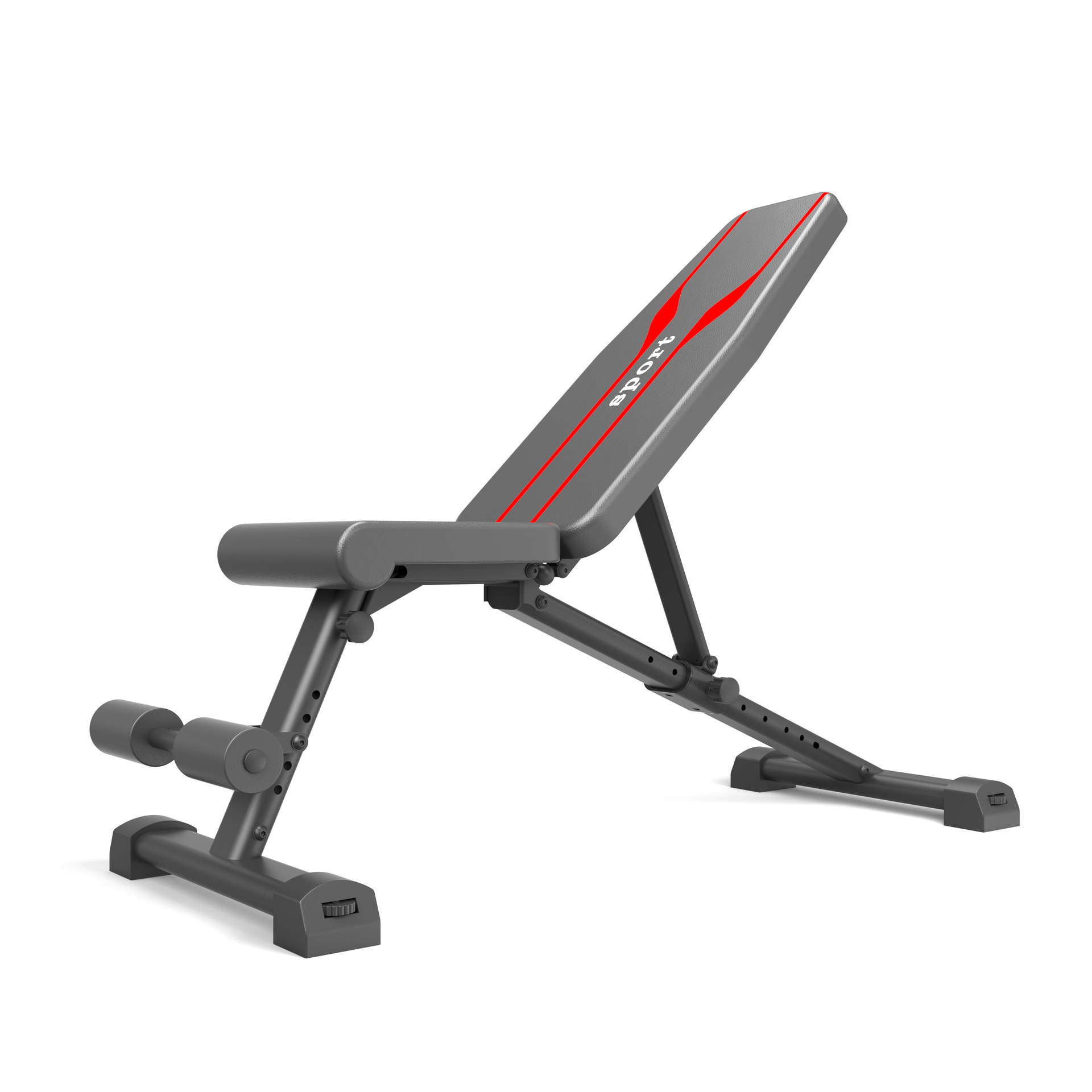 可调节仰卧起坐凳家用可折叠卧推多功能器械哑铃凳综合训练器批发