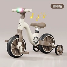 儿童平衡脚踏车1到5岁宝宝三轮车滑行自行多功能带音乐学步车包邮