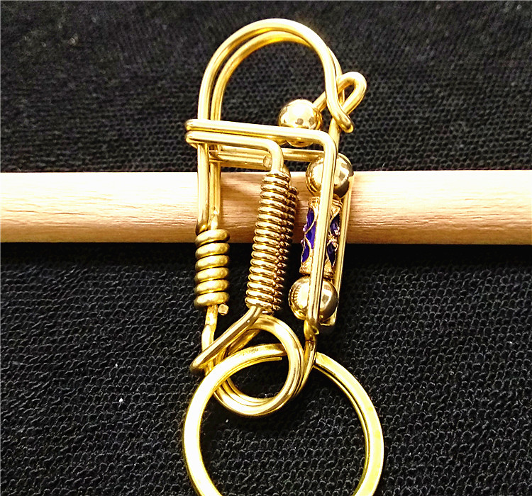 黄铜手工钥匙扣个性创意男女汽车自制钥匙链小鸟网红扣礼品礼物