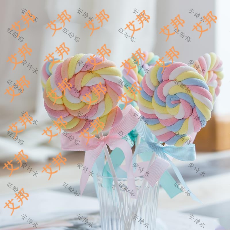 棒棒糖糖果儿童拍摄甜品摄影装饰道具台花糖果儿寝室假场景布