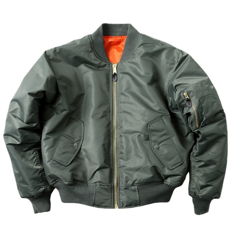 美式工装飞行员男ins短款空军ma1冬季情侣装复古宽松空军棉服潮流