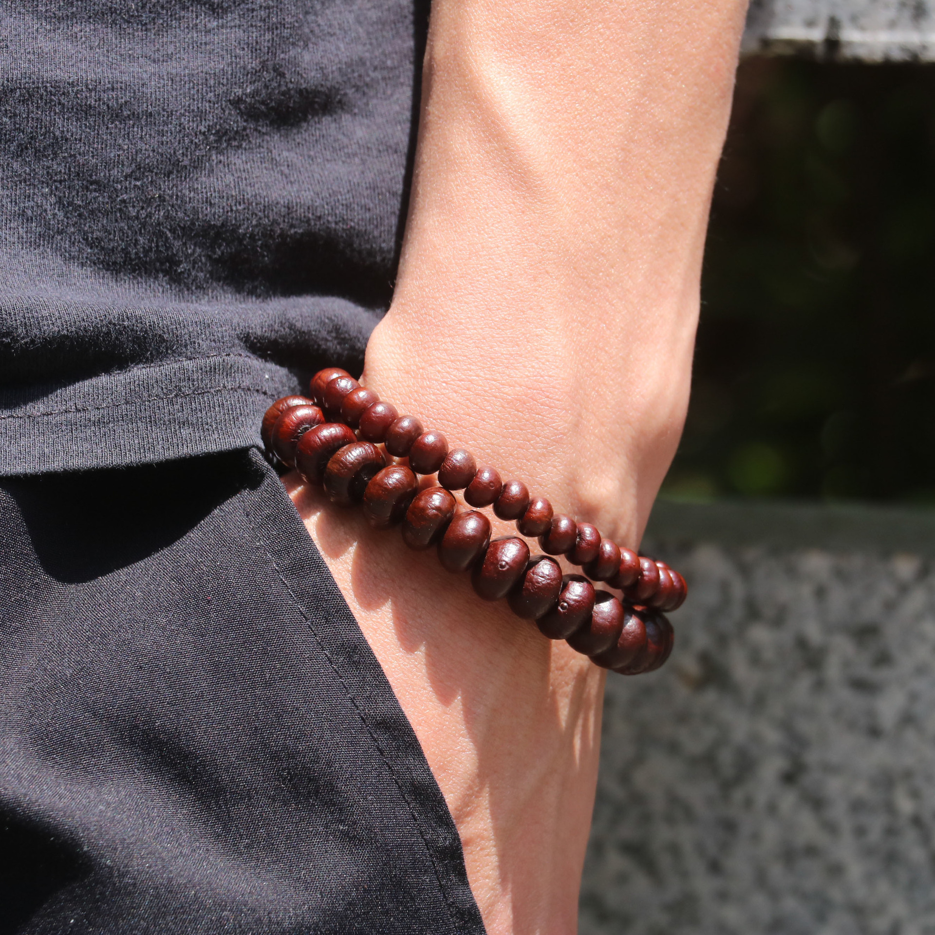 野生紫金钵盂单圈手链男女高油性饱满钵盂金碗菩提子文玩手串饰品