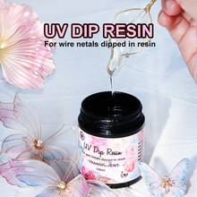 UV DIP RESIN无毒无气味uv水晶花造花液 快速固化手工丝网花材料