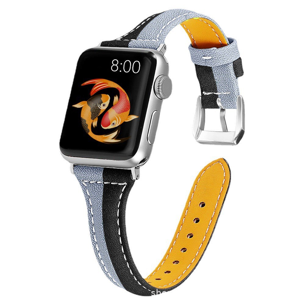适用iwatch表带硅胶新运动方扣表带applewatchse8苹果ultra手表带