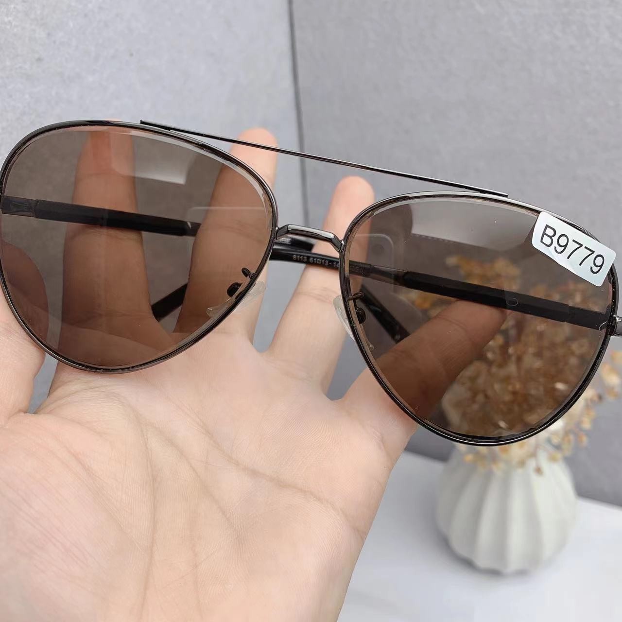 纯天然水晶眼镜防紫外线防太阳防风沙时尚百搭男款养眼护目镜