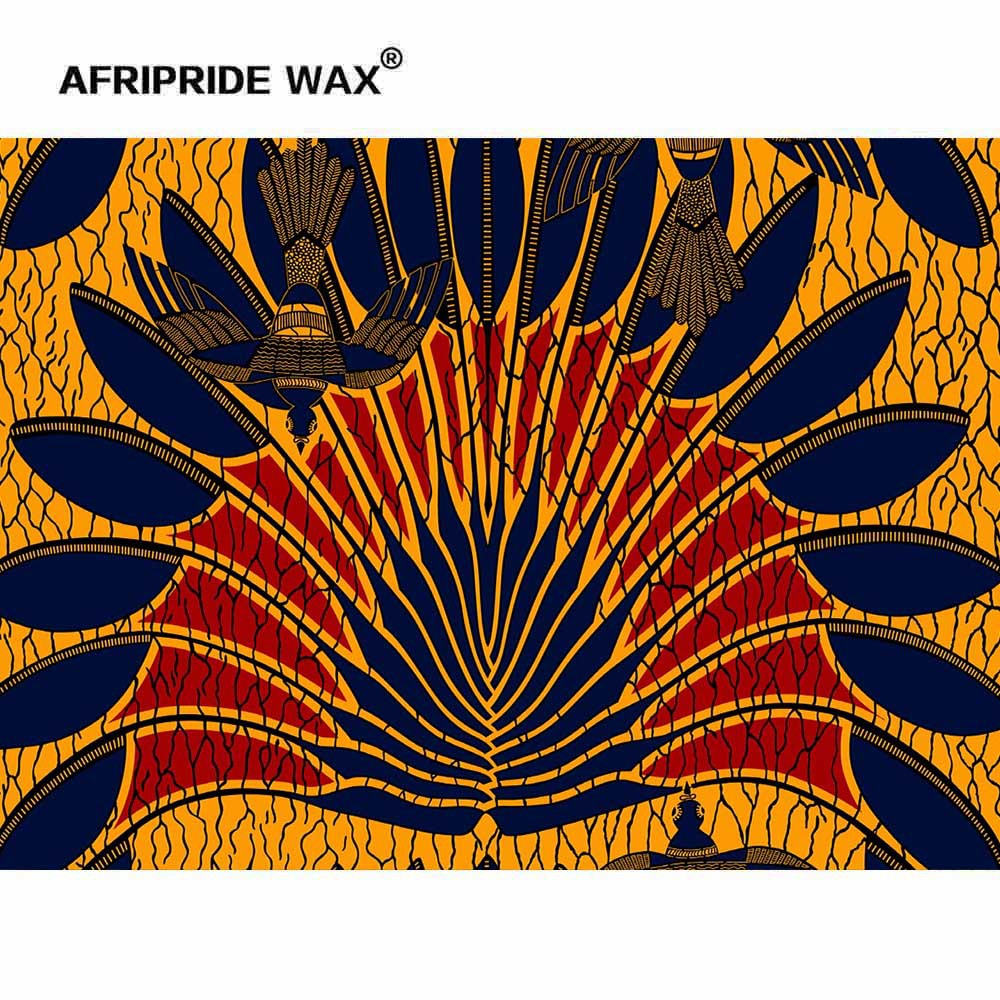 Foreign Trade Digital Printing African National Style Batik Cotton Clothing Fabric Afripride Wax