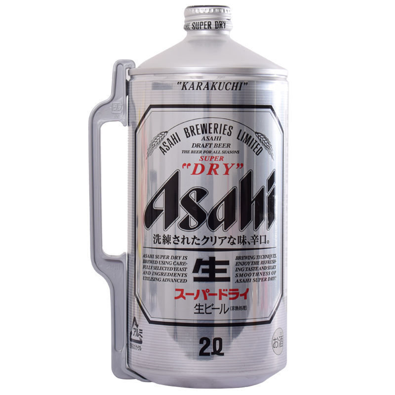 asahi/朝日超爽生啤酒2l桶装日本原装进口朝日超爽生啤酒系列包邮